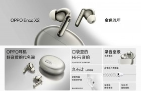 OPPO Enco X2 耳机金色流年配色发布，售价 999 元