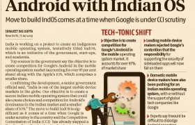 降低对谷歌苹果的依赖，印度将开发和推广自研系统 IndOS