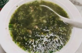 雪菜蛤蜊粉丝汤