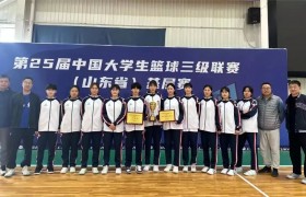 聊城职业技术学院女篮在第25届中国大学生篮球三级联赛（山东赛）中再获佳绩