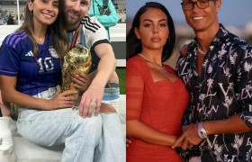 C罗和梅西的老婆，同为世界球星的对象，你们更中意谁呢？