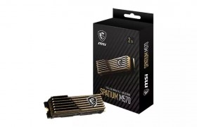 微星发布 SPATIUM M570 HS PCIe 5.0 SSD，速度可达 10000MB/s