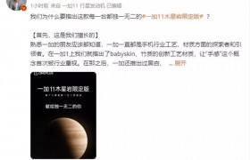 一加官宣：一加11木星岩限定版 3月29日推出