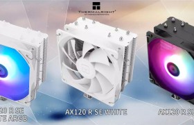 利民 AX120 R SE 散热器新增简洁白配色，取消 RGB 背光