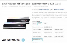 芝奇新款 DDR5-8000 旗舰内存上市：24GB*2 容量