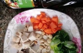 捞汁鸡肝菜