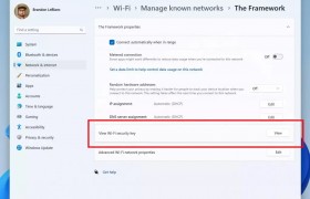 微软 Win11 预览版新特性，快速查看已保存的 Wi-Fi 密码