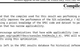英特尔定制编译器优化 CPU 最高 9%，SPEC宣布近 2600 项成绩无效