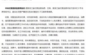 黑龙江省哈尔滨市红十字会原党组书记、副会长刘智被“双开”