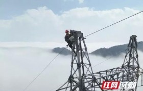 国网邵阳供电公司：输电线路消缺补强 迎战新一轮寒潮