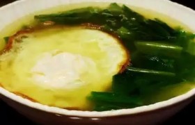 油麦菜煎蛋汤